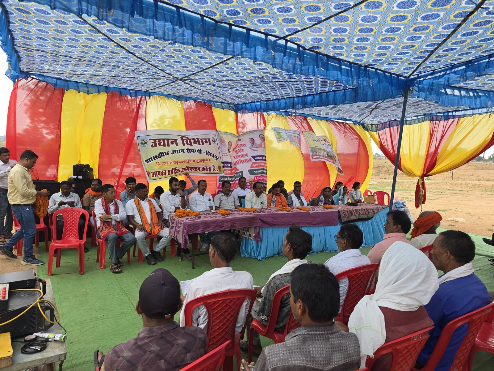 उमापुर में किया गया विकसित कृषि संकल्प अभियान का कार्यक्रम हुआ संम्पन