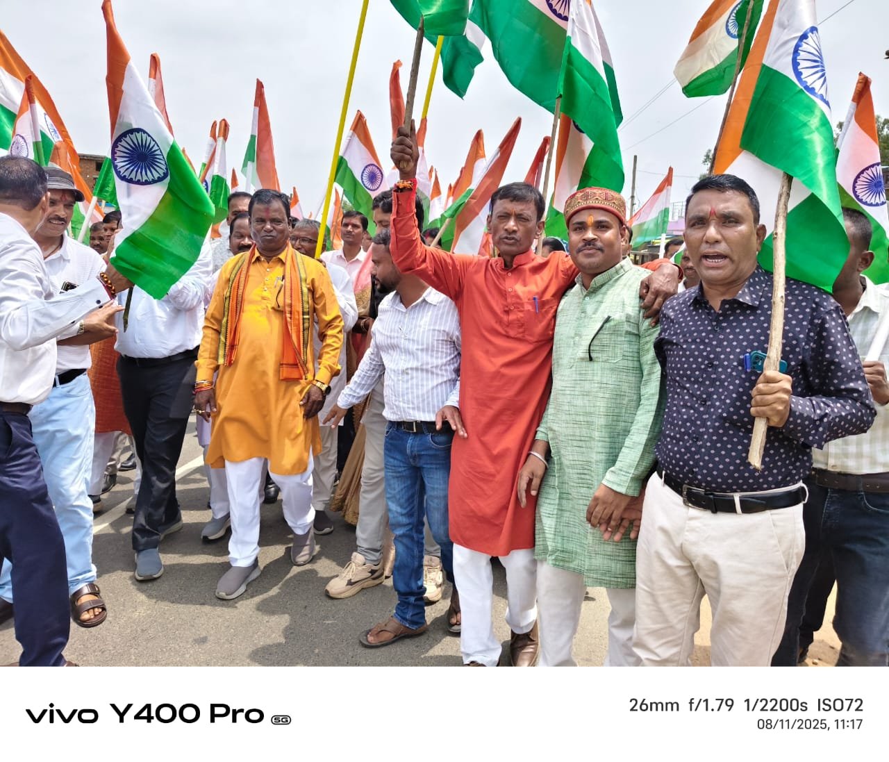 हर घर तिरंगा अभियान के तहत विधायक भूलन सिंह मराबी की सक्रिय भागीदारी<br>