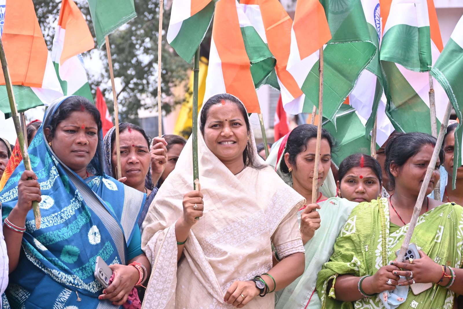 हर घर तिरंगा अभियान के तहत मंत्री&nbsp; लक्ष्मी राजवाड़े की सक्रिय भागीदारी