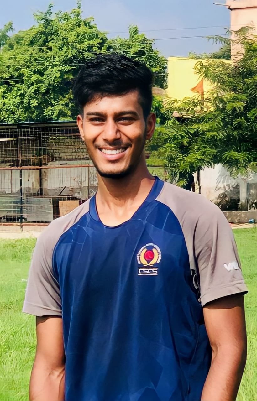 रायपुर में भारत – दक्षिण अफ्रीका के बीच होने वाले एक दिवसीय मैच हेतु नेट बॉलर के रूप में हुआ चयन