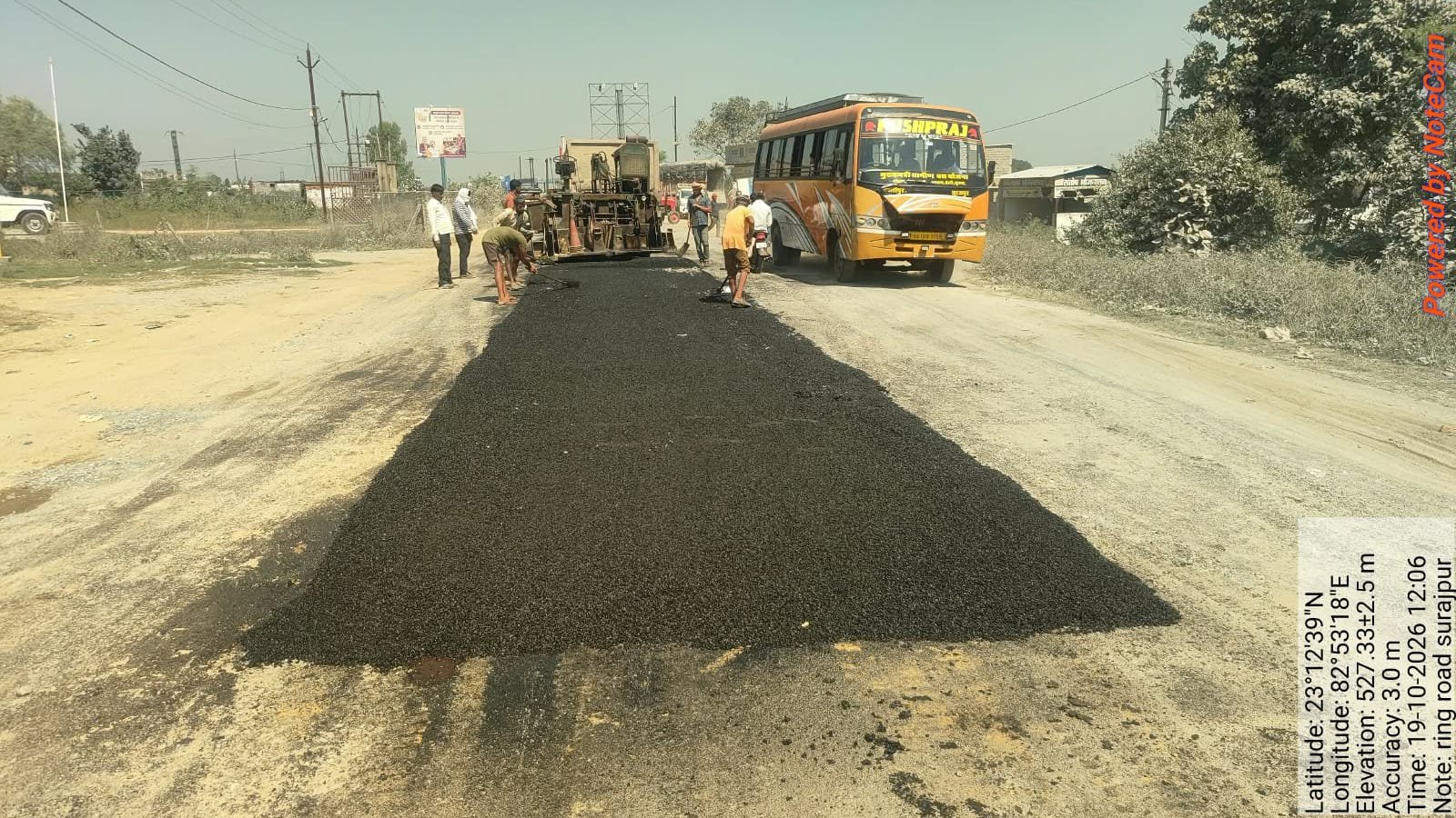 सूरजपुर की सड़कों को सुधारने पीडब्ल्यूडी ने तेज किया अभियान, रिंग रोड में पेंच रिपेयरिंग शुरू..